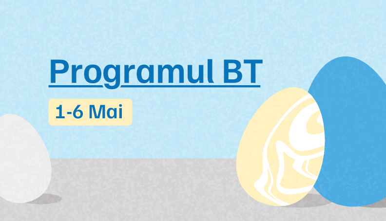 BT programme 1-6 May